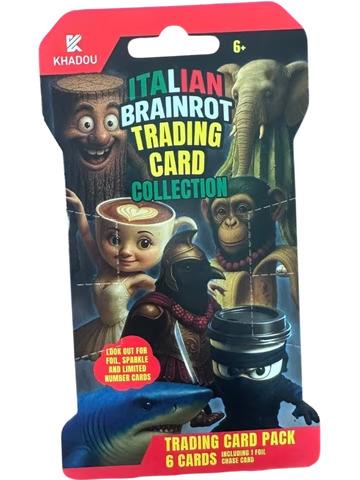 1 X Italian Brainrot Trading Cards (one pack supplied)
