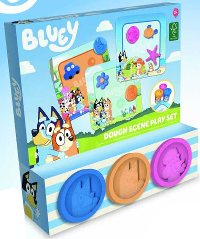 Play-Doh BLUEY Set – Coffret De Pâte à Modeler Avec Bluey Et Bingo – 11 Pots De Pâte, Moules Et Accessoires – Dès 3 Ans – Cadeau Officiel