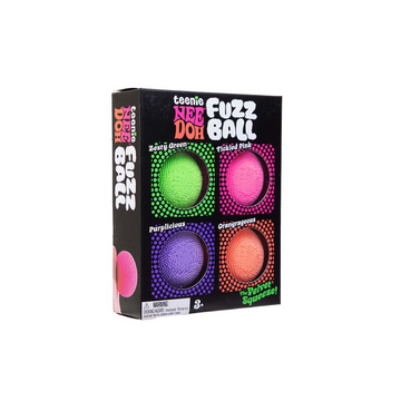 Four pack of Needoh fuzzball 