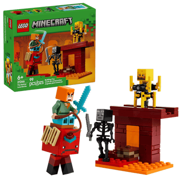 LEGO Minecraft 21266 The Nether Lava Battle