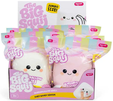 THE BIG SQUIJ MARSHMALLOW SLOW - RISE SQUISHY TOY sensory fidget