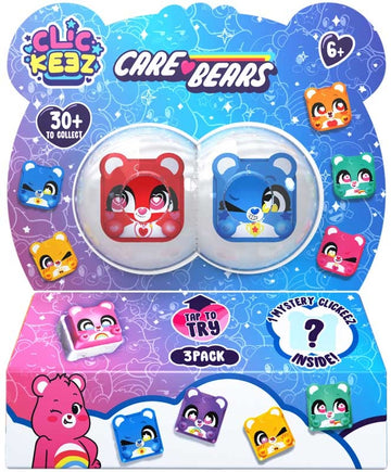 Clickeez care bears 3 pack sensory fidget