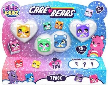 Clickeez care bears 7 pack