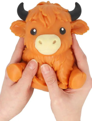 Highland Cow Squeeze 15CM Hamish Mcsquish Squishy Sensory Fidget