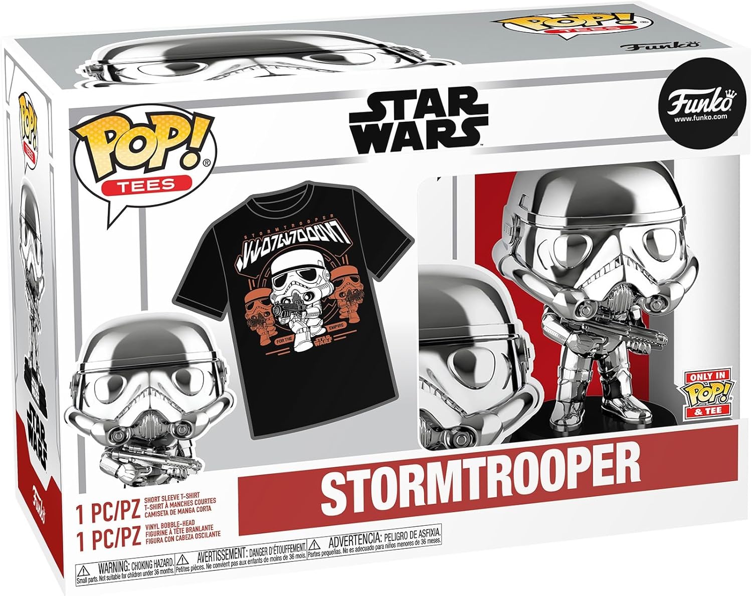 Pop! & Tee: Star Wars - Stormtrooper