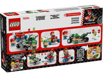 LEGO Super Mario 72034 Mario Kart – Baby Mario vs. Baby Luigi