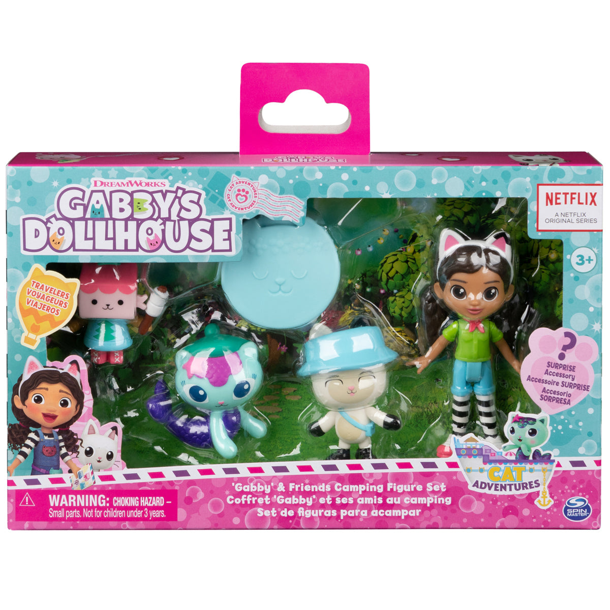 Gabby's Dollhouse - Gabby & Friends Camping Figure Set