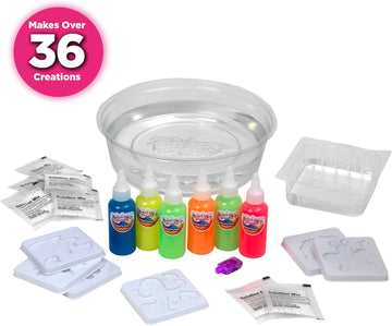 Aqua Gelz Glowz Deluxe Playset: Aqua Gelz transforms like MAGIC!