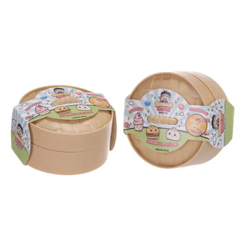 Kawaii Squeezy Bao Dumpling 8.5cm 3 inches in steamer basket (one supplied)