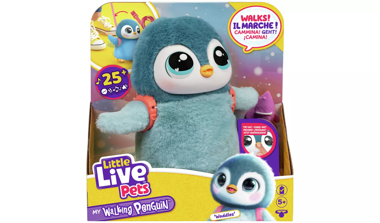 Little Live Pets My Walking Penguin Waddles Plush Toy