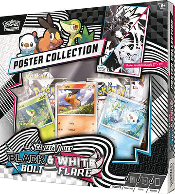 Pokémon TCG Scarlet & Violet 10.5: Black Bolt & White Flare Poster Collection