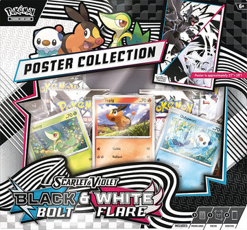 Pokémon TCG Scarlet & Violet 10.5: Black Bolt & White Flare Poster Collection