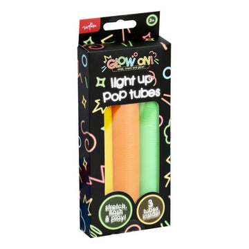 Toymania 3 Pack Medium Light Up Pop Tubes