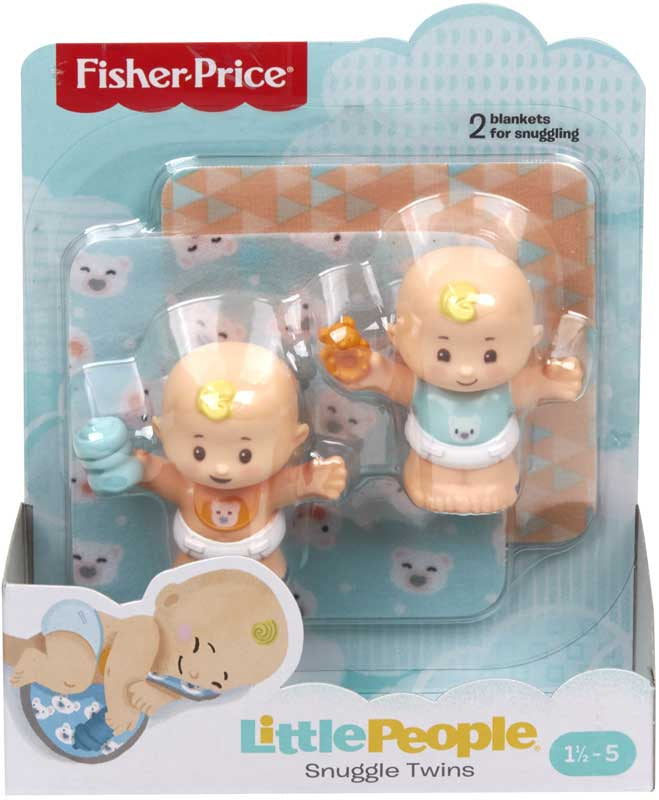 LITTLE PEOPLE SNUGGLE TWINS BABY FIGURE PACK ASST
