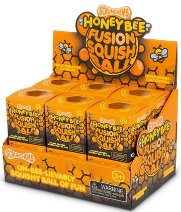 SCRUNCHEMS HONEYBEE FUSION SQUISHBALL sensory fidget (one supplied)