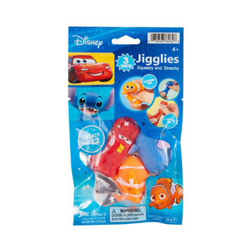 Disney Jigglies Squishy & Stretchy Toy 3 Pack assortment
