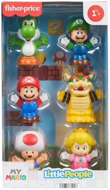 LITTLE PEOPLE SUPER MARIO FIGURE PACK