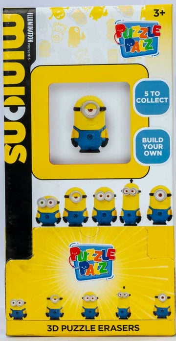 MINIONS SINGLE CAPSULES PUZZLE PALZ ASSORTED