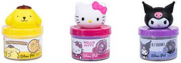HELLO KITTY CHARACTER SLIME POT 3 ASSORTED