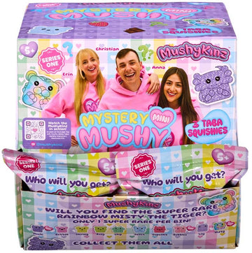 MUSHYKINZ MINI MYSTERY MUSHY 3 - PACK ASSORTED (one supplied) sensory fidget