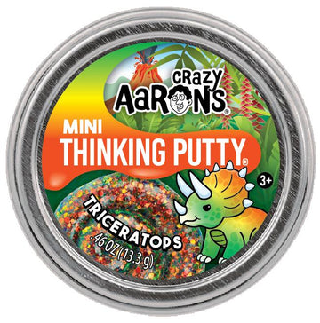 Crazy Aaron's Ticeratops Mini Tin Thinking Putty Sensory