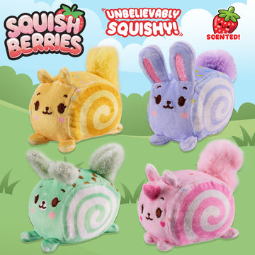 Squish Berries Sugar Squish Plush Scented and Adorable assortment