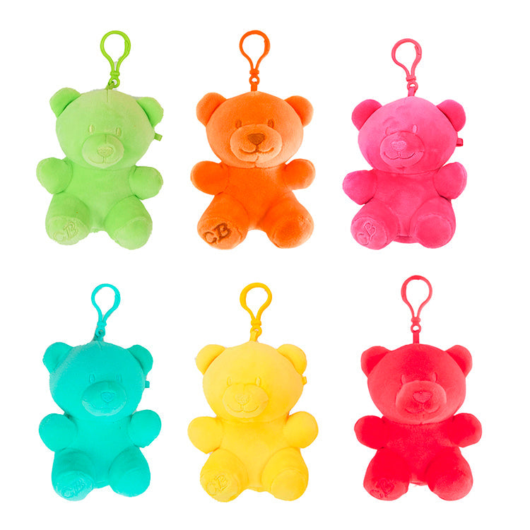 Squishy Candy Bears 4.5" Plush Clip Assortment