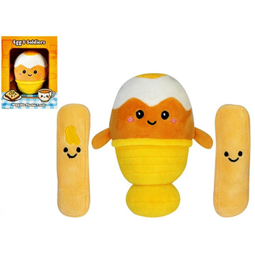 Egg & Soldiers 13cm Plush in Gift Box Adorable plush