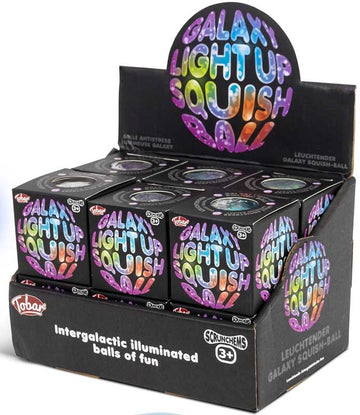 Scrunchems galaxy light up squish ball sensory fidget