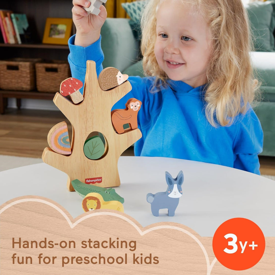 Balance Tree Brand Fisher-Price Wooden Balance Tree Preschool Toy