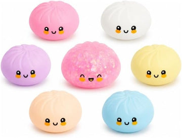 Global Viral Original RMS Pink Holographic Edition Squishy Dumpling
