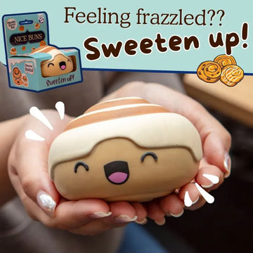 Stress Toy - Nice Buns Cinnamon Bun scented Sensory Fidget
