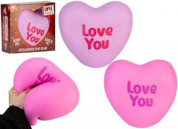 15cm Super Squishy Love Heart In a Box Sensory Fidget