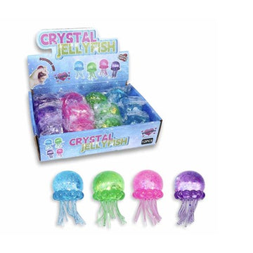 CRYSTAL MALTOSE JELLYFISH SLOW RELEASE 9.5CM SQUISHY SQUEEZY (assorted)
