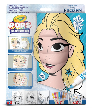 Disney CRAYOLA POPS - DISNEY PRINCESS or Frozen colouring (assortment)