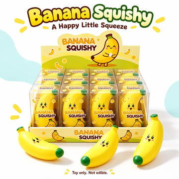 Crunchy ASMR Banana Squish Sensory Fidget