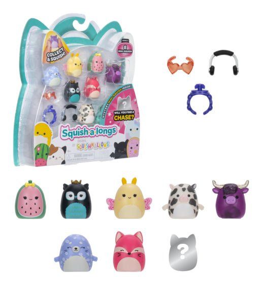 Original Squishmallows W2
Squishalongs - 8 Pack (Style 4) W2