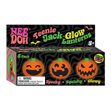 Teenie Jack-Glow Lanterns Needoh Sensory Fidget (pack of 3 minis)