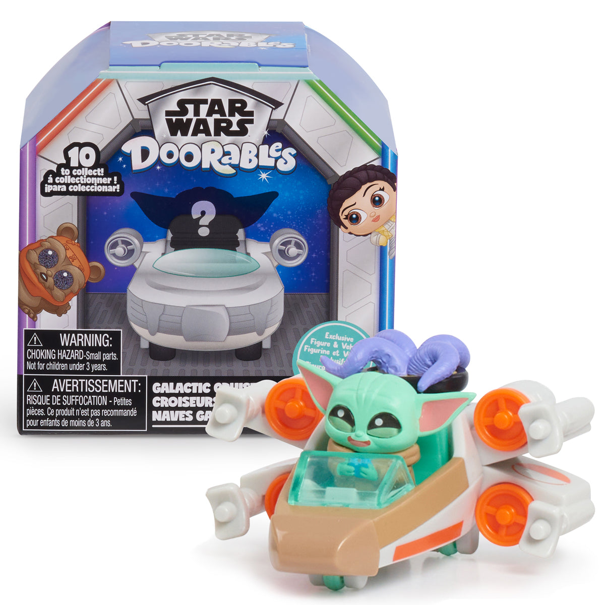 Star Wars Disney Doorables Galactic Cruisers Vehicle and Figure (Styles Vary)