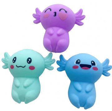 Jumbo Squishy Cutiekins Axolotl Mega Squish Sensory Fidget
