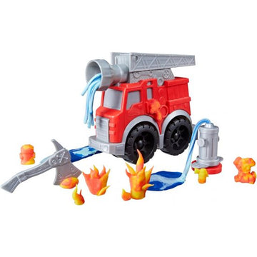 Play-Doh Fire Engine Brown Box Packaging