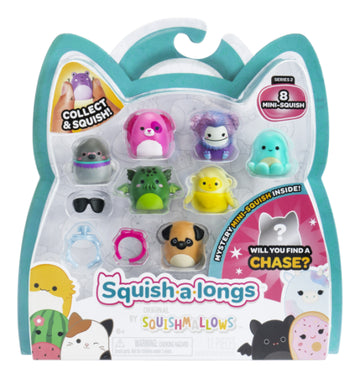 Original Squishmallows Squishalongs - 8 Pack (Style 1) W2