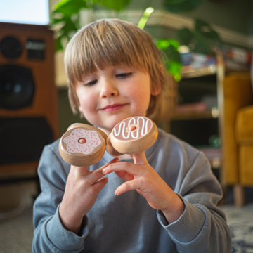 Wooden Doughnut Crate