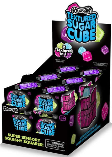 SCRUNCHEMS TEXTURED SUGAR CUBE Sensory Fidget