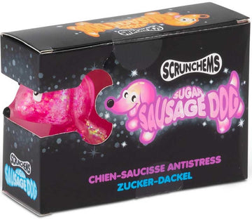 SCRUNCHEMS SUGAR SAUSAGE DOG ASSORTED sensory fidget