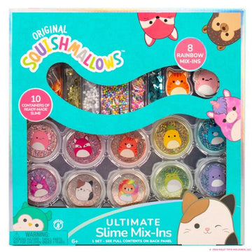 Squishmallows Ultimate Slime Mixins Scented glitter and cloud slimes