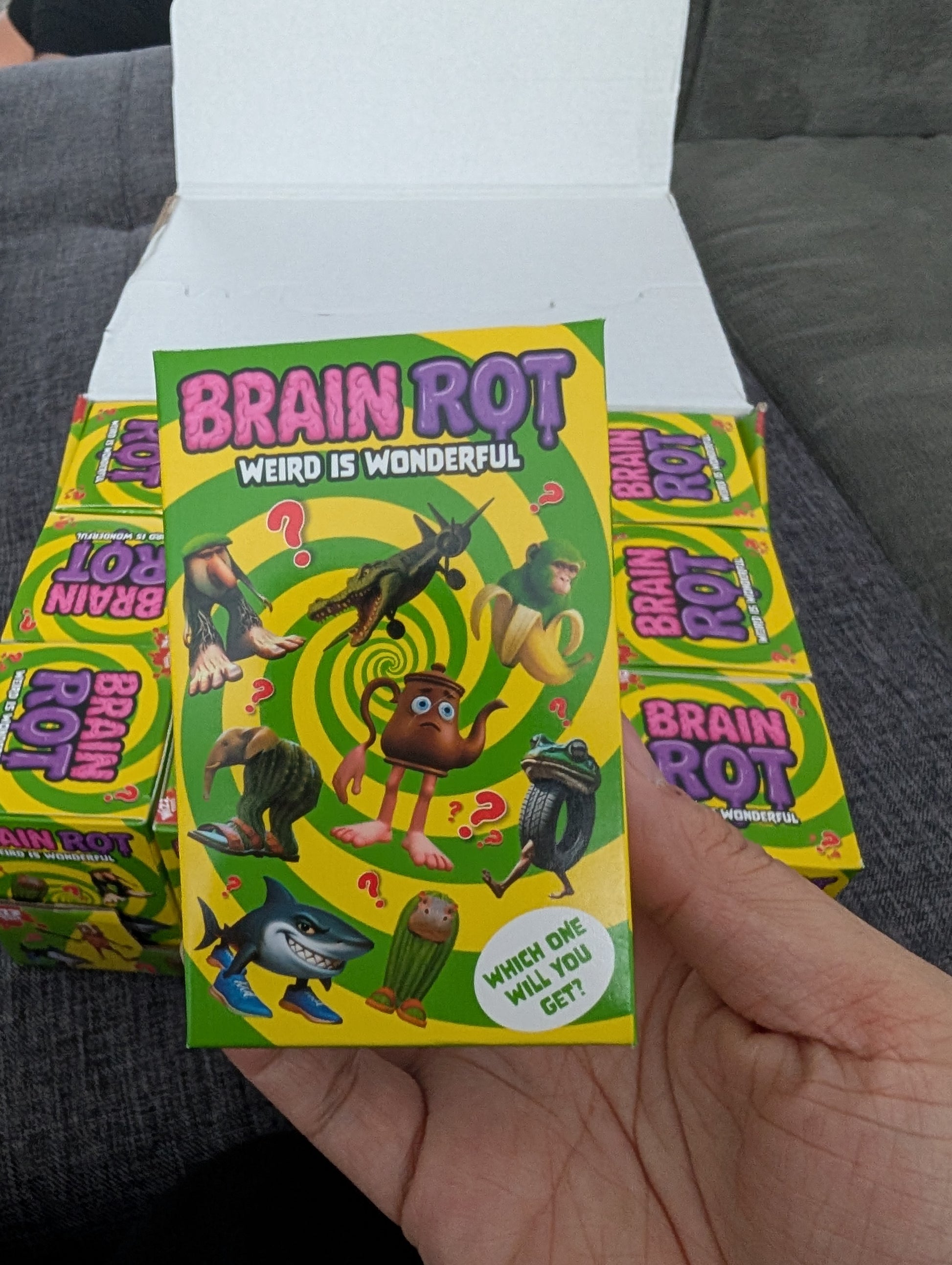 Brainrot Box Rot 1 X Italian Brainrot 8cm Mini Figure Blind Boxes