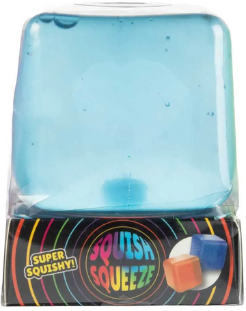 Squish Squeeze - Mega Cube sensory fidget (3 assorted colours)