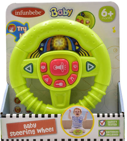 Infunbebe Kandytoys Babys First Steering Wheel