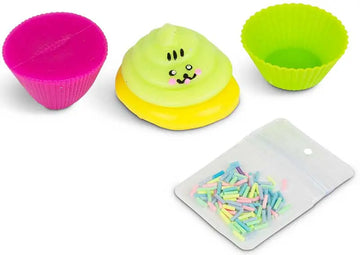 SCRUNCHEMS STICKY SQUISHY CUPCAKE ASSORTED